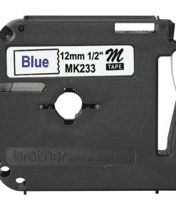 Deals 👏 Brother M Tape Cartridge, 1/2 Inch X 26 Feet, Blue On White 🌟