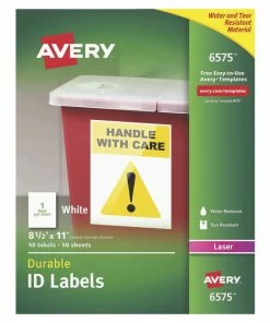 Coupon ⌛ Avery Permanent TrueBlock Labels, 8-1/2 X 11 Inches, Pack Of 50 ⌛