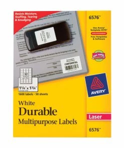Best deal ✨ Avery Permanent TrueBlock Labels, 1-1/4 X 1-3/4 Inches, Pack Of 1600 💯
