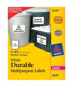 Cheapest 👍 Avery Permanent TrueBlock Labels, 5 X 8-1/8 Inches, Pack Of 100 ⌛