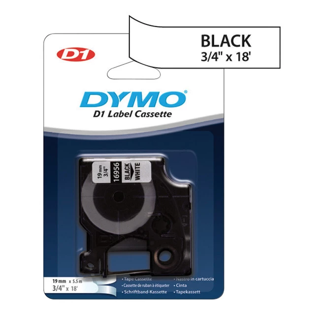 Best Pirce 🤩 Dymo D1 Polyester Tape Cartridge, 3/4 Inch X 18 Feet, Black On White 🥰 1 Best Pirce 🤩 Dymo D1 Polyester Tape Cartridge, 3/4 Inch X 18 Feet, Black On White 🥰