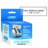 Budget 😀 Dymo LabelWriter Address Labels, 1-1/8 X 3-1/2 Inches, Clear, Roll Of 130 🤩