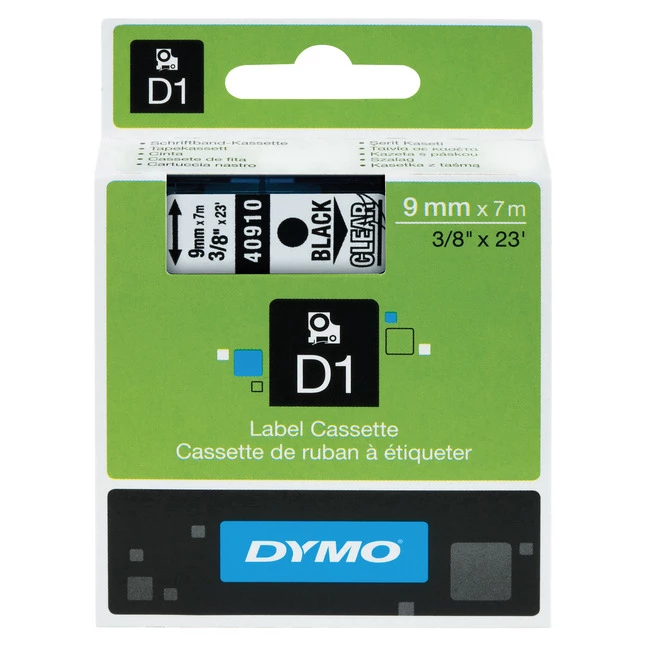 Best Pirce ๐ฅ Dymo D1 Electronic Tape Cartridge, 3/8 Inch X 23 Feet, Black On Clear ๐ 1 Best Pirce ๐ฅ Dymo D1 Electronic Tape Cartridge, 3/8 Inch X 23 Feet, Black On Clear ๐