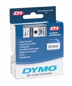 Cheapest 🌟 Dymo D1 Electronic Tape Cartridge, 1 Inch X 23 Feet, Black On White 💯