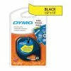 Promo 🎁 Dymo LetraTag Label Tape, 1/2 Inch X 13 Feet, Plastic, Yellow 👍
