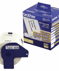 Hot Sale 👍 Brother DK-1202 Shipping Labels, 2.4 X 3.9 Inches, Roll Of 300 🥰