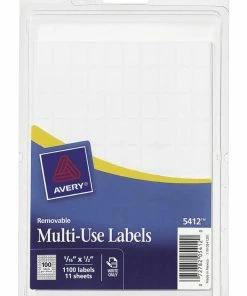 Cheap ✔️ Avery Removable ID Labels, 5-16 X 1/2 Inches, Pack Of 1000 🌟