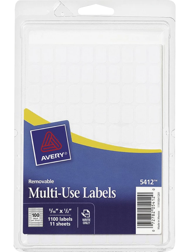 Cheap โ๏ธ Avery Removable ID Labels, 5-16 X 1/2 Inches, Pack Of 1000 ๐ 1 Cheap โ๏ธ Avery Removable ID Labels, 5-16 X 1/2 Inches, Pack Of 1000 ๐