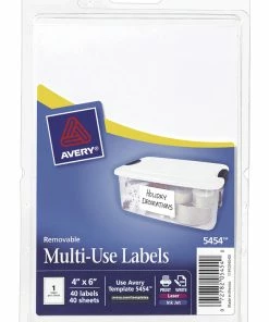 Deals 🤩 Avery Removable ID Labels, 4 X 6 Inches, Pack Of 40 ✔️