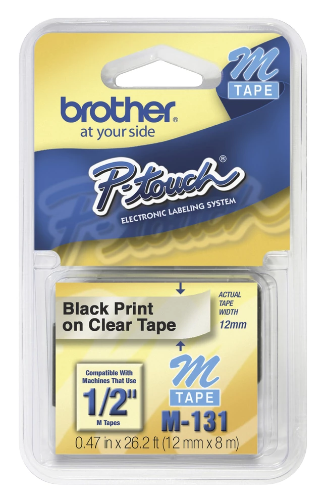 Cheapest 🎁 Brother M Tape Cartridge, 1/2 Inch X 26 Feet, Black On Clear 👍 1 Cheapest 🎁 Brother M Tape Cartridge, 1/2 Inch X 26 Feet, Black On Clear 👍