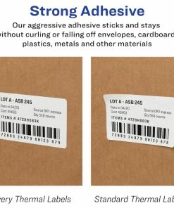 Promo 👏 Avery Thermal Printer Address Labels, 1-1/8 X 3-1/2 Inches, Clear, Pack Of 120 🔔 -Avery - shop 1308253 E ecommfullsize