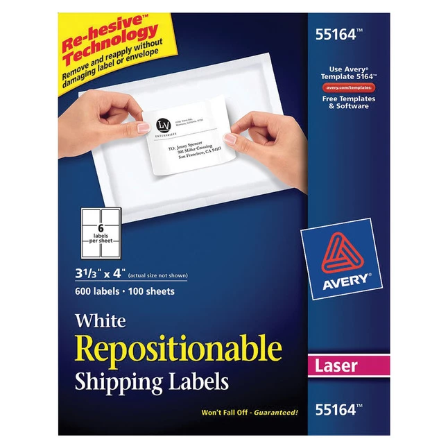 Best reviews of ๐งจ Avery Repositionable Shipping Labels, Laser, 3-1/3 X 4 Inches, Pack Of 600 ๐ 1 Best reviews of ๐งจ Avery Repositionable Shipping Labels, Laser, 3-1/3 X 4 Inches, Pack Of 600 ๐