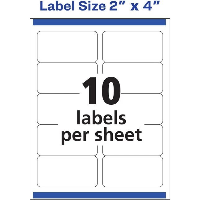 Best Pirce ✔️ Avery Repositionable Shipping Labels, Inkjet, 2 X 4 Inches, Pack Of 250 😉 2 Best Pirce ✔️ Avery Repositionable Shipping Labels, Inkjet, 2 X 4 Inches, Pack Of 250 😉 - Image 2
