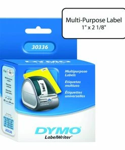 Flash Sale 🛒 Dymo LabelWriter Small Multi-Purpose Labels, 1 X 2-1/8 Inches, White, Roll Of 500 ✨