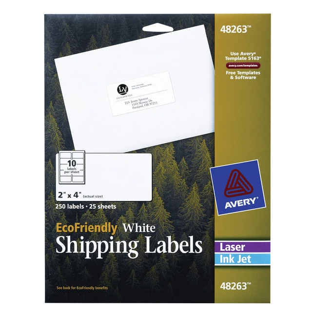 Discount ๐ฅฐ Avery EcoFriendly Shipping Labels, 2 X 4 Inches, Pack Of 250 ๐ 1 Discount ๐ฅฐ Avery EcoFriendly Shipping Labels, 2 X 4 Inches, Pack Of 250 ๐