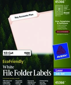 Best reviews of 🔥 Avery EcoFriendly File Folder Labels, 2/3 X 3-7/16 Inches, Pack Of 1500 🔔