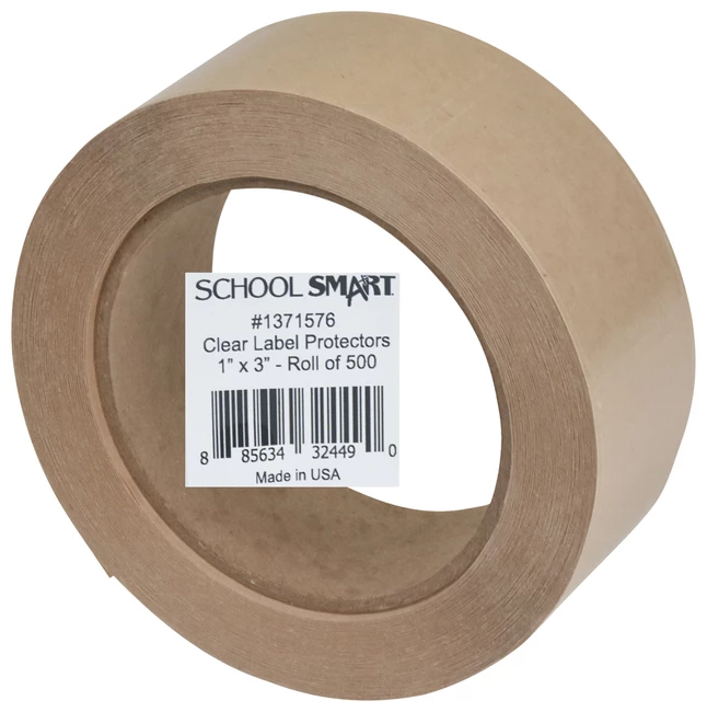 Wholesale ๐ฅ School Smart Vinyl Label Protectors, Round Corner Rectangle, 1 X 3 Inches, Clear, Pack Of 500 ๐ 2 Wholesale ๐ฅ School Smart Vinyl Label Protectors, Round Corner Rectangle, 1 X 3 Inches, Clear, Pack Of 500 ๐ - Image 2