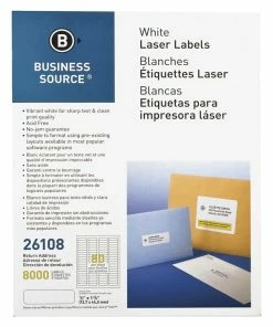 Cheapest 😉 Business Source Return Address Labels, 1/2 X 1-3/4 Inches, Pack Of 8000 ⭐