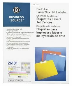 Best deal ✨ Business Source File Folder Labels, 2/3 X 3-7/16 Inches, Assorted Colors, Pack Of 750 🎉