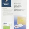 Hot Sale 💯 Business Source Laser Printer Labels, 2 X 4 Inches, Neon Green, Pack Of 250 🎁