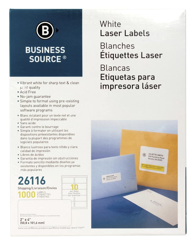 Wholesale π Business Source Shipping Labels, 2 X 4 Inches, Pack Of 1000 𧨠1 Wholesale π Business Source Shipping Labels, 2 X 4 Inches, Pack Of 1000 π§¨