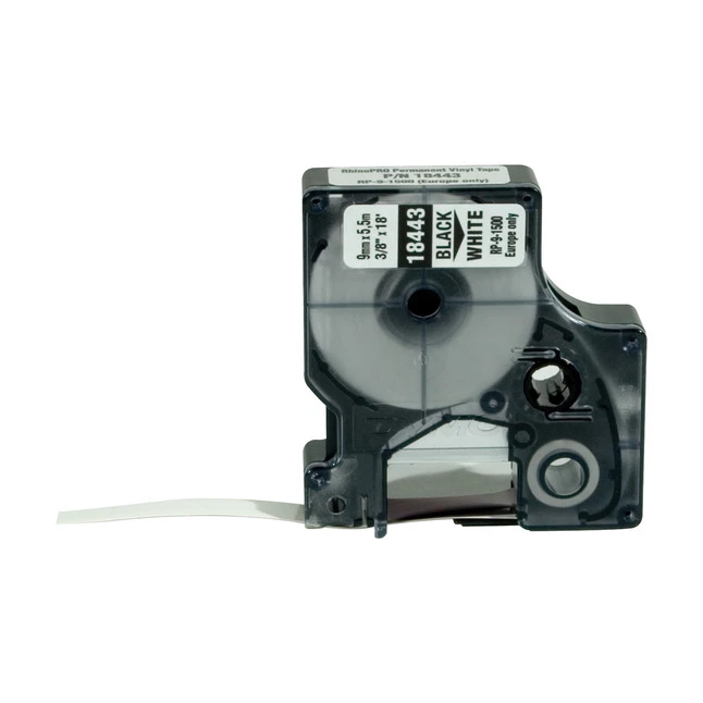 Hot Sale 👏 Dymo Rhino Industrial Vinyl Label Tape, 3/8 Inch X 18 Feet, Black On White 🥰 1 Hot Sale 👏 Dymo Rhino Industrial Vinyl Label Tape, 3/8 Inch X 18 Feet, Black On White 🥰