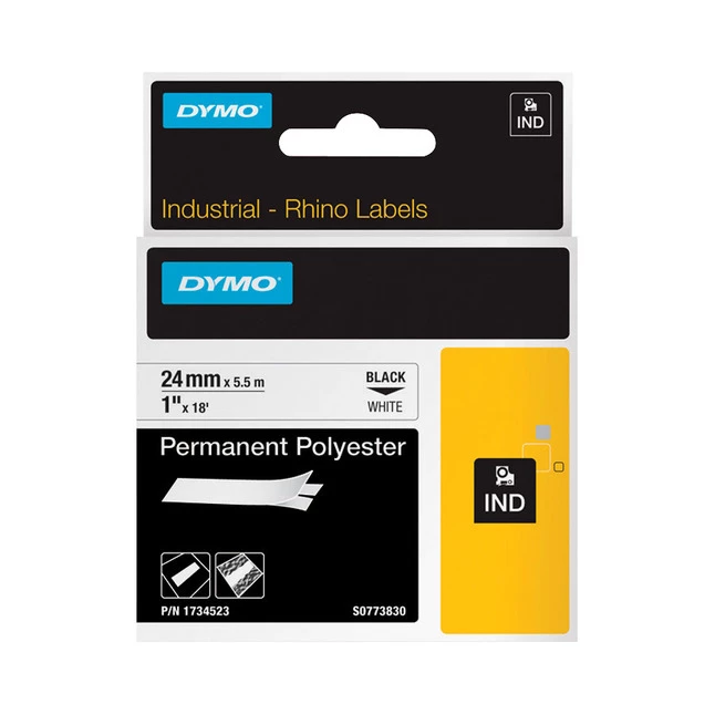 Best deal ๐ Dymo Rhino Permanent Polyester Label Tape, 1 Inch X 18 Feet, Black On White ๐งจ 1 Best deal ๐ Dymo Rhino Permanent Polyester Label Tape, 1 Inch X 18 Feet, Black On White ๐งจ