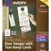 Best reviews of 🤩 Avery Door Hanger With Tear-Away Cards, 4-1/4 X 11 Inches, White, Pack Of 80 🎉