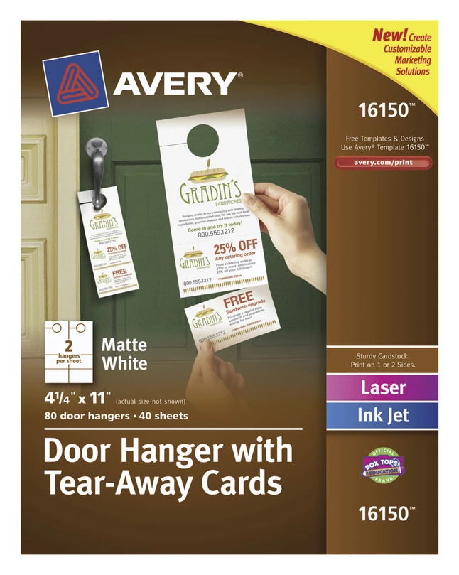 Best reviews of ๐คฉ Avery Door Hanger With Tear-Away Cards, 4-1/4 X 11 Inches, White, Pack Of 80 ๐ 1 Best reviews of ๐คฉ Avery Door Hanger With Tear-Away Cards, 4-1/4 X 11 Inches, White, Pack Of 80 ๐
