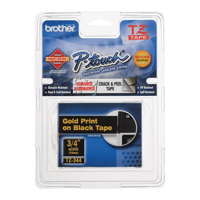 Deals 💯 Brother P-touch Tze Laminated Tape Cartridge, 3/4 Inch X 26 Feet, Gold/Black 😉 1 Deals 💯 Brother P-touch Tze Laminated Tape Cartridge, 3/4 Inch X 26 Feet, Gold/Black 😉