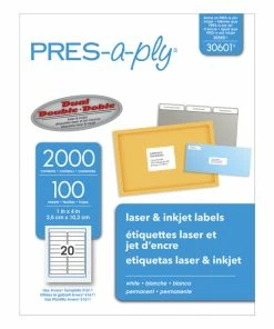 Flash Sale 🎉 Avery Pres-a-ply Laser/Inkjet Labels, 1 X 4 Inches, Pack Of 2000 ❤️