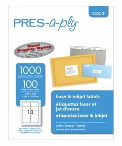 Top 10 ⭐ Avery Pres-a-ply Laser/Inkjet Labels, 2 X 4 Inches, Pack Of 1000 ⭐