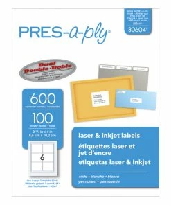 Discount 🔔 Avery Pres-a-ply Laser/Inkjet Labels, 3-1/3 X 4 Inches, Pack Of 600 😉