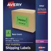 Flash Sale 👍 Avery Neon Shipping Labels, Laser, 5-1/2 X 8-1/2 Inches, Green, Pack Of 200 🔥