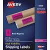 Coupon 🤩 Avery Neon Shipping Labels, Laser, 2 X 4 Inches, Magenta, Pack Of 1000 🧨