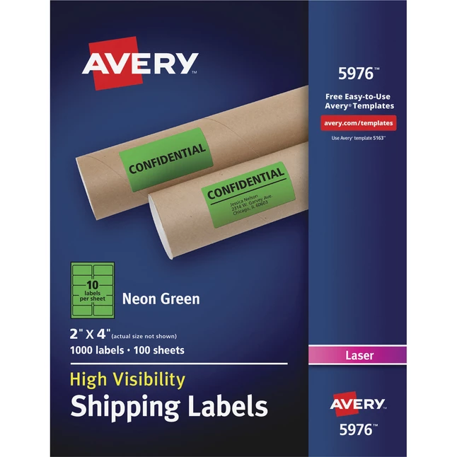 Hot Sale π Avery Neon Shipping Labels, Laser, 2 X 4 Inches, Green, Pack Of 1000 π€© 1 Hot Sale π Avery Neon Shipping Labels, Laser, 2 X 4 Inches, Green, Pack Of 1000 π€©