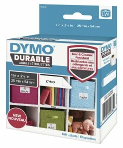 Buy 🛒 Dymo LabelWriter Durable Multi-Purpose Labels, 1 X 2-1/8 Inches, Roll Of 160 🤩