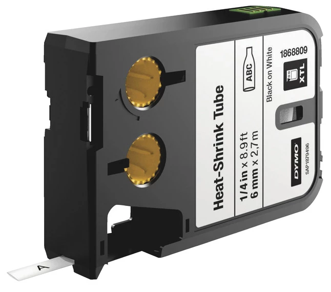 Best deal 😉 Dymo XTL Heat-Shrink Tube Cartridge, 1/4 Inch X 8-9/10 Feet, Black On White 🎁 1 Best deal 😉 Dymo XTL Heat-Shrink Tube Cartridge, 1/4 Inch X 8-9/10 Feet, Black On White 🎁