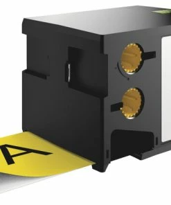 Discount 😀 Dymo XTL All-Purpose Vinyl Labels, 2 Inch X 23 Feet, Black On Yellow 😉