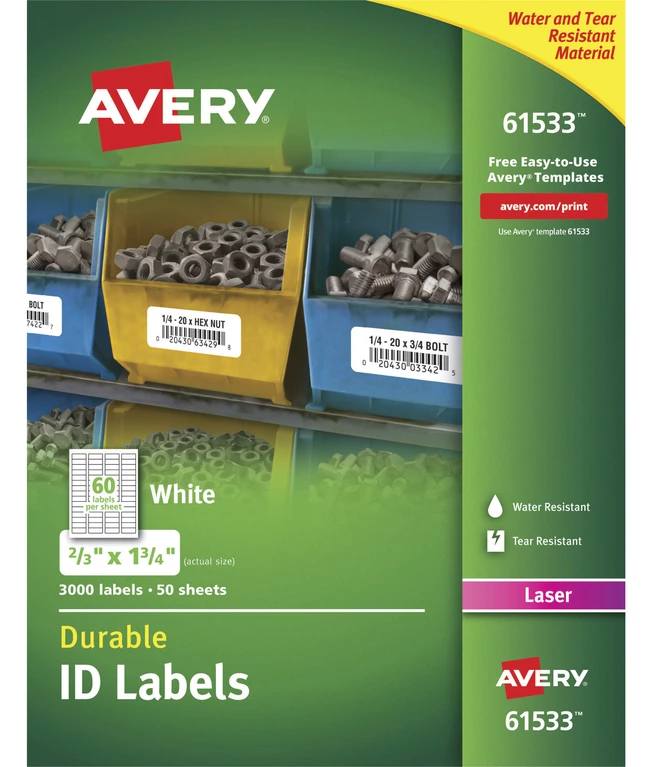 Top 10 โ๏ธ Avery Permanent TrueBlock Labels, 2/3 X 1-3/4 Inches, Pack Of 3000 ๐งจ 1 Top 10 โ๏ธ Avery Permanent TrueBlock Labels, 2/3 X 1-3/4 Inches, Pack Of 3000 ๐งจ