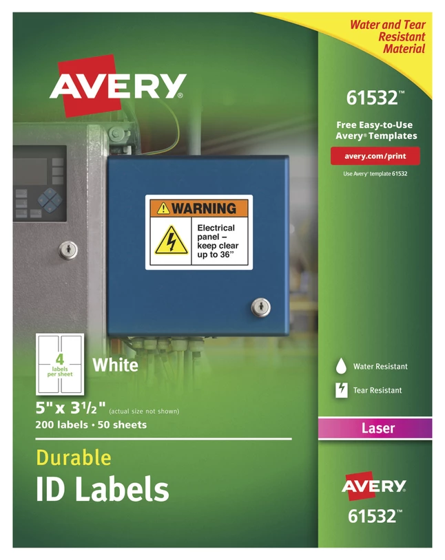 Flash Sale 🎉 Avery Permanent TrueBlock Labels, 5 X 3-1/2 Inches, Pack Of 200 😍 2 Flash Sale 🎉 Avery Permanent TrueBlock Labels, 5 X 3-1/2 Inches, Pack Of 200 😍 - Image 2
