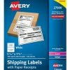 Wholesale 😀 Avery Paper Receipt Shipping Labels, 5-1/16 X 7-5/8 Inches, White, Pack Of 100 ✨