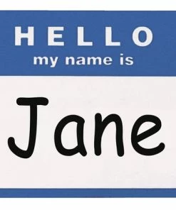 Budget 🌟 C-Line "Hello, My Name Is" Adhesive Name Badges, 2-1/4 X 3-1/2 Inches, Blue Border, Pack Of 100 🎁