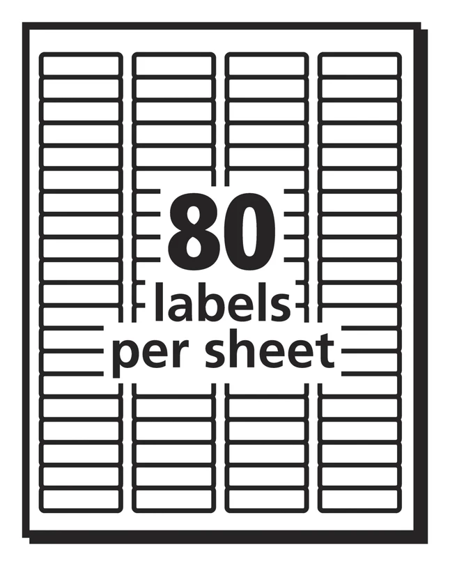Budget π Avery Easy Peel Return Address Labels, Laser, 1/2 X 1-3/4 Inches, Pack Of 8000 β 2 Budget π Avery Easy Peel Return Address Labels, Laser, 1/2 X 1-3/4 Inches, Pack Of 8000 β - Image 2