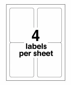 Top 10 🌟 Avery TrueBlock Shipping Labels, Laser, 3-1/2 X 5 Inches, White, Pack Of 400 ❤️ -Avery - shop 1597358 B ecommfullsize