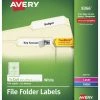 Outlet 😍 Avery Printable File Folder Labels, 2/3 X 3-7/16 Inches, White, Pack Of 750 😉