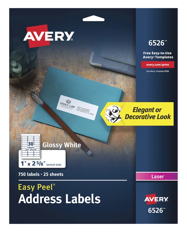 Coupon ๐ฅ Avery Easy Peel High Gloss Address Labels, 1 X 2-5/8 Inches, White, Pack Of 750 ๐ 1 Coupon ๐ฅ Avery Easy Peel High Gloss Address Labels, 1 X 2-5/8 Inches, White, Pack Of 750 ๐