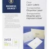 Deals ⭐ Business Source Address Labels, 1 X 2-5/8 Inches, Matte Clear, Pack Of 1500 👏