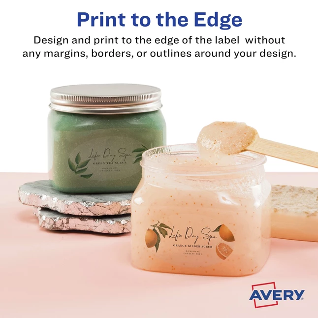 Coupon 😀 Avery Oval Labels, 1-1/2 X 2-1/2 Inches, Clear Gloss, Pack Of 180 🛒 2 Coupon 😀 Avery Oval Labels, 1-1/2 X 2-1/2 Inches, Clear Gloss, Pack Of 180 🛒 - Image 2