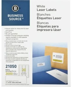 Discount 🛒 Business Source Address Labels, 1 X 2-5/8 Inches, Pack Of 3000 ⌛